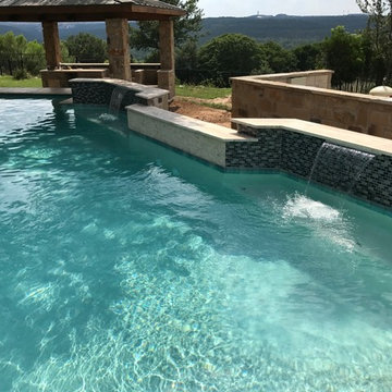 Steiner Ranch Pool and Outdoor Kitchen