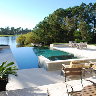 rectangular infinity pool