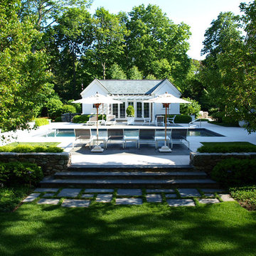 Stone Patio and Pool