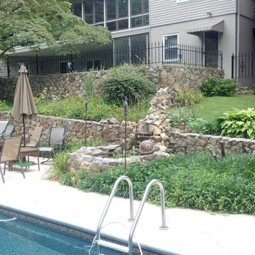 Stone Patios, Paths and Waterfalls
