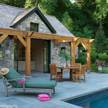 Stone Pool House, New Canaan, Connecticut