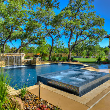 Straight Line Pool in Boerne Texas