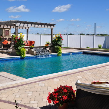 Streator - Outdoor Living Space with Inground Pool & Pergola