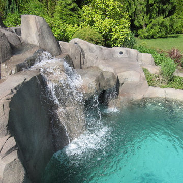 Stunning Vancouver backyard with Water Fall