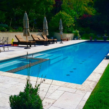 Stylist Clean Line Pool in Pacific Palisades