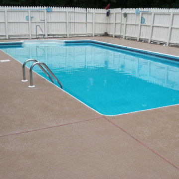 Sunbaked Clay Pool Deck