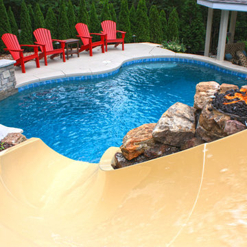 Sunset Hills Residential Swimming Pool & Spa in Saint Louis, MO