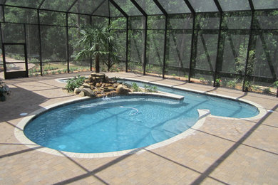 Pool - tropical pool idea in Atlanta