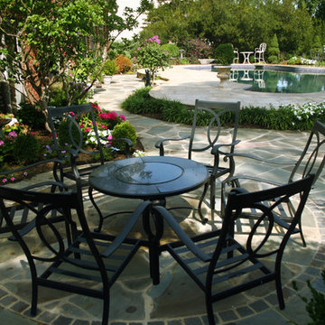 Swimming Pool and Flagstone Patio