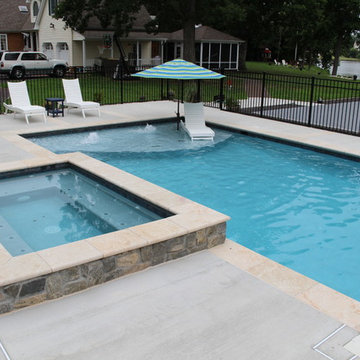 Swimming Pool and Spa Combination