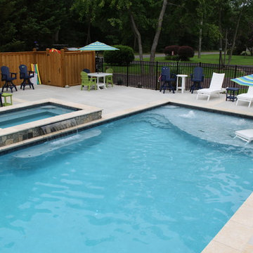 Swimming Pool and Spa Combination
