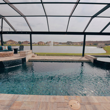 Swimming Pool and Spa in Lake Nona, Florida