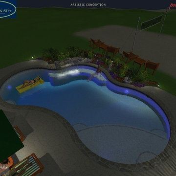 Swimming Pool Build in Leonardtown, MD - SW - Wise Pool & Spa