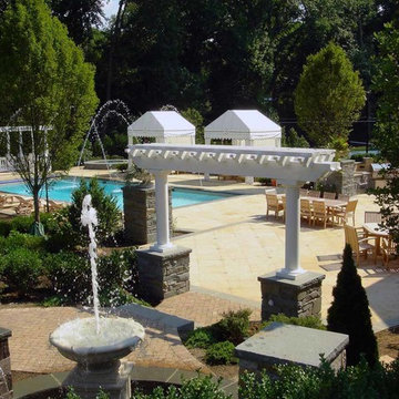 Swimming Pool Landscaping Ideas Bergen County Northern NJ