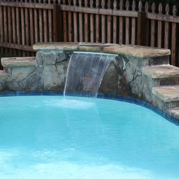 Swimming Pool Waterfalls by CPC Pools