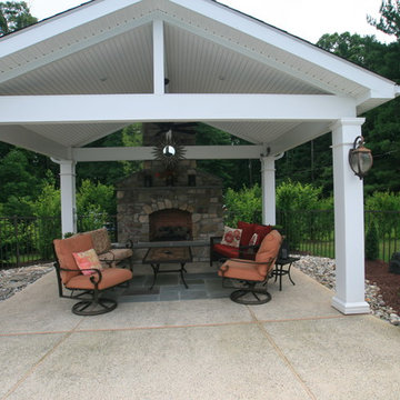 Tanning Ledge, Spa & Outdoor Fireplace
