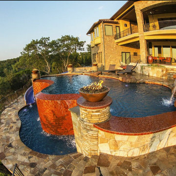 Texas Glass Tile Pool