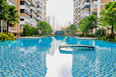 Example of a pool design in Singapore