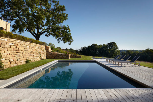 Farmhouse Swimming Pool by Northworks Architects + Planners