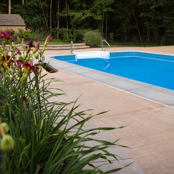 Tiered Pool Patio