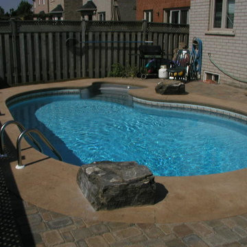 Tight backyards still have room for pool and patio