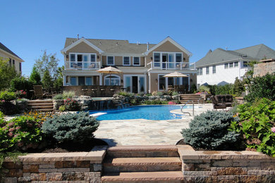 Example of a classic pool design in New York