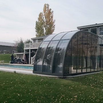 Tonasket, WA - Retractable Pool Enclosure - Laguna Design