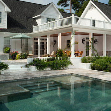 Traditional Contemporary Outdoor Living
