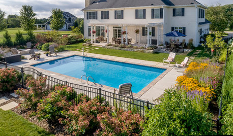 Yard of the Week: Pool, Pergola and Gardens in Wisconsin