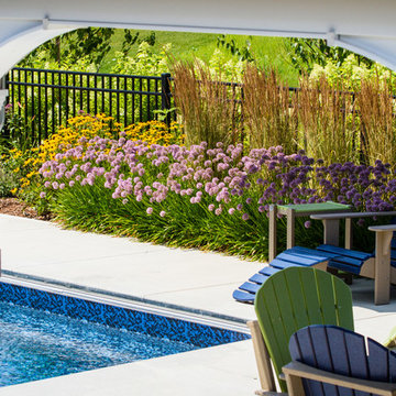 Traditional Pool and Landscape - Cedarburg