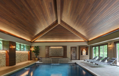 We Can Dream: Dive Into This Zen Pool House With Rustic Flair