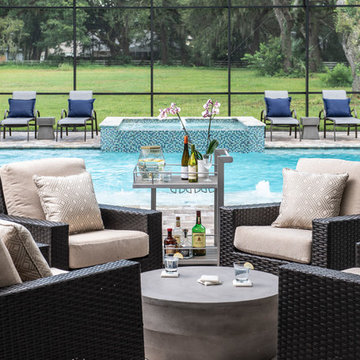 Transitional Elegance Pool