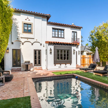 Transitional Spanish Colonial Addition and Remodel