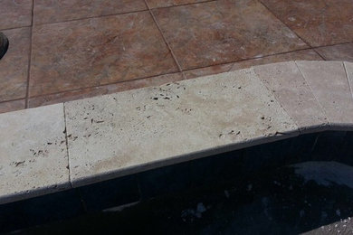 Travertine Pool Coping