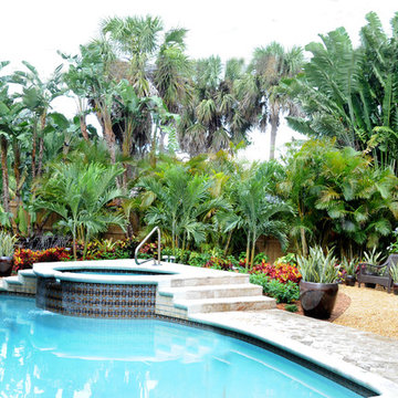 Travertine Pool in Boca Raton
