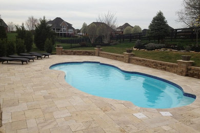 Inspiration for a mediterranean pool remodel in Louisville