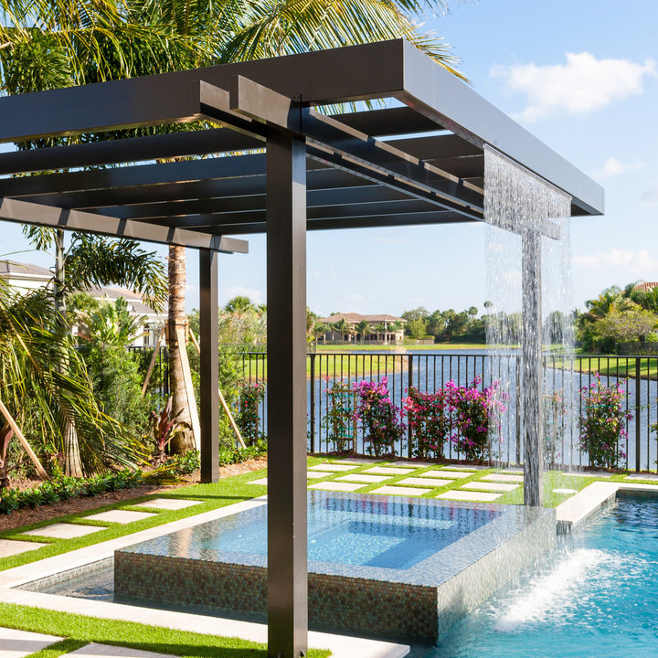 Screened Pergola Houzz