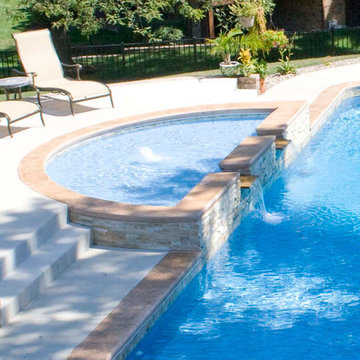 Trilogy Pools with Tanning Ledges