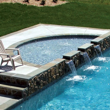 Trilogy Pools with Tanning Ledges