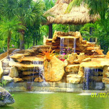 Tropical Escape Waterfall