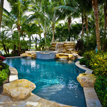 Tropical Pool view 4; Jupiter, Florida