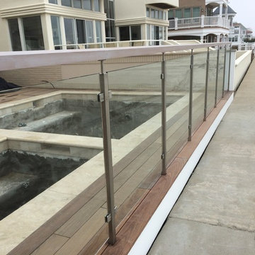 Vague Residence - Glass Pool Railing