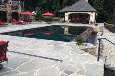 Design ideas for a traditional swimming pool in Baltimore.