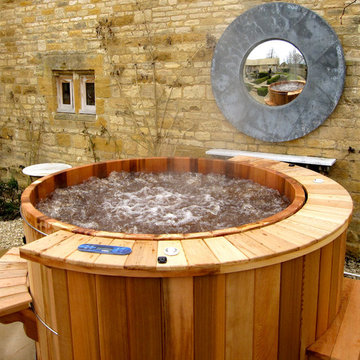 Vaulted (in-ground) portable hot tubs