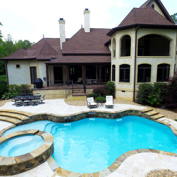 Victorian Style home with custom concrete pool - Mint Hill, North Carolina