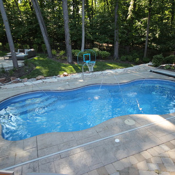 Viking Laguna with CoverStar Automatic Pool Cover
