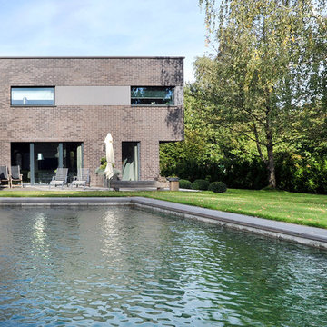 Villa in Hoppegarten, Garten mit Pool