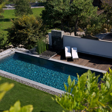 Villa mit Pool am Zürichsee-Schweiz