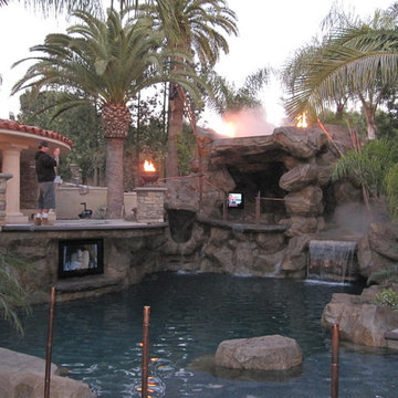 Villa park rock pool