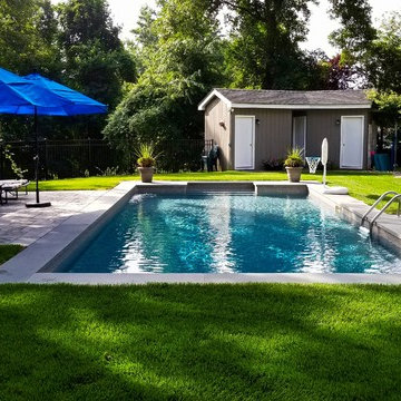Vinyl Pool Renovation and Landscaping